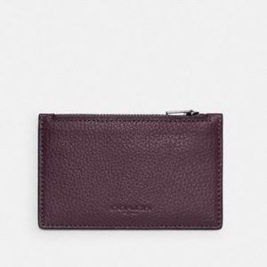NWT Coach zip top wallet